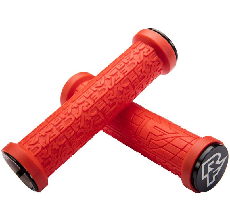 RaceFace AC990092 Lock-On Grippler Grips, Red, 33mm
